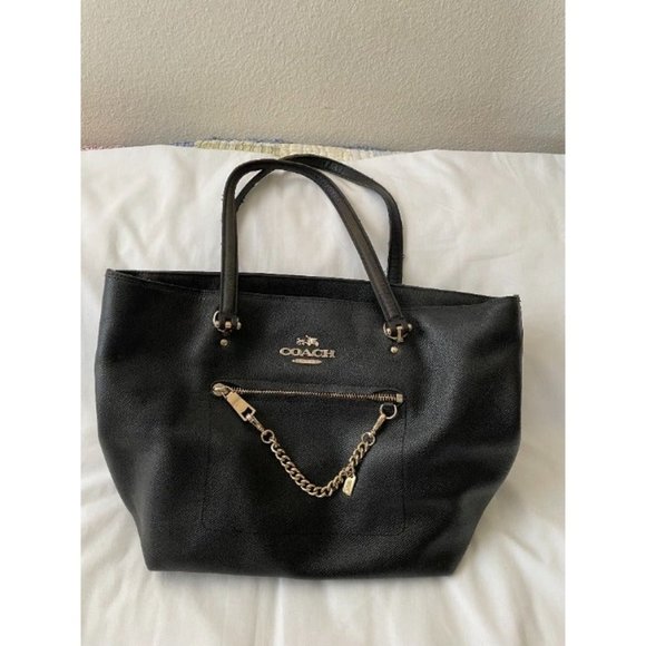 Coach Black Leather Purse Bag. Certified Authentic. Great condition. - Picture 1 of 8